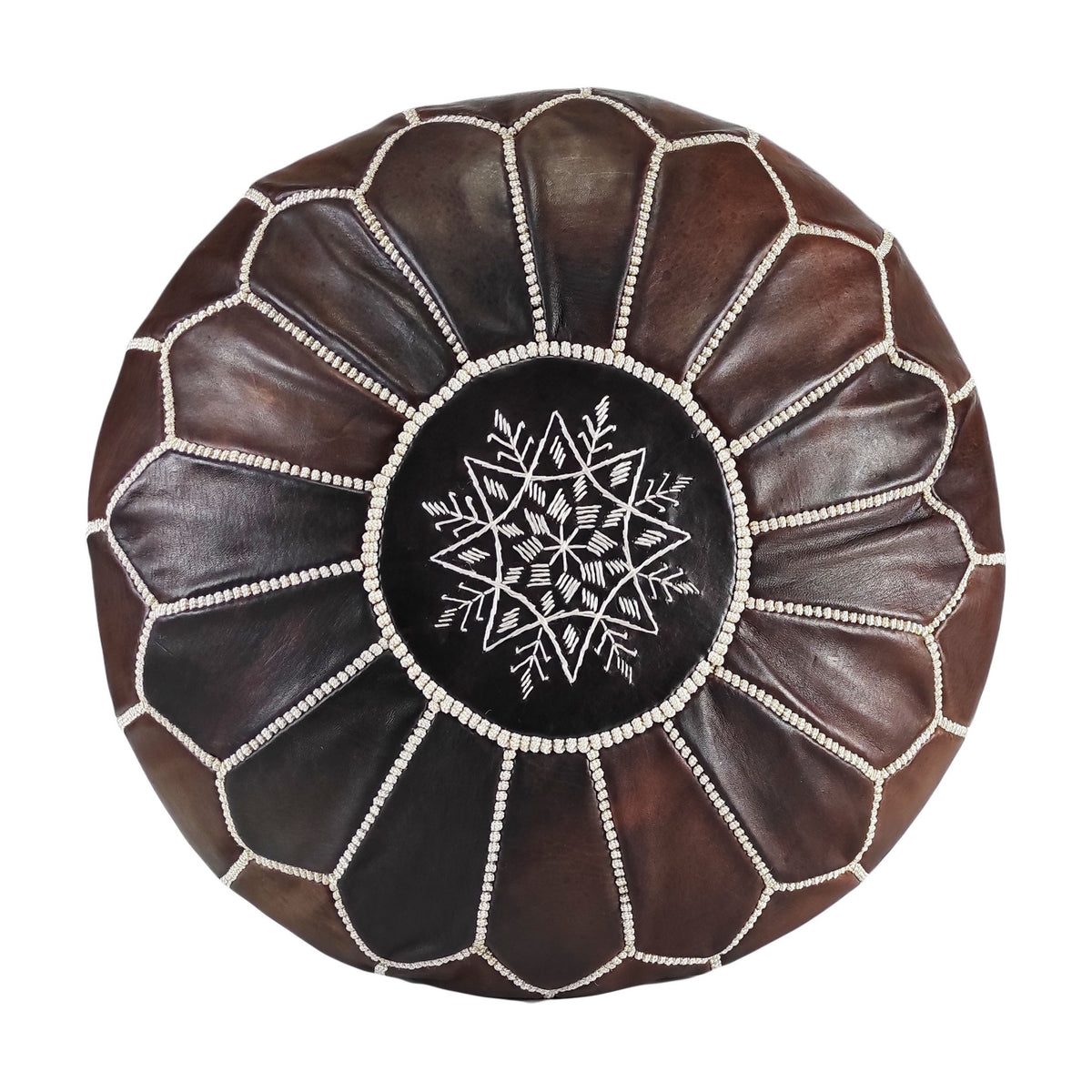 Rustic pouf clearance ottoman