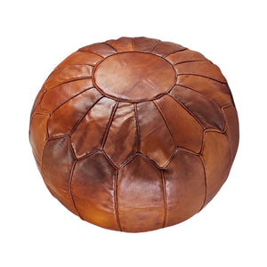 tobacco ottoman Mitchell Ottoman, Tan High Fashion Home The high Marrakech Tobacco brown III