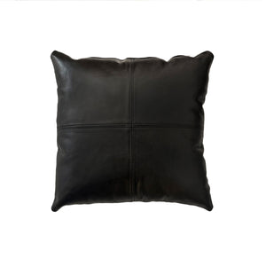 18’’ square Handmade Pillow Cover Genuine Leather Bohemian Eclectic Design